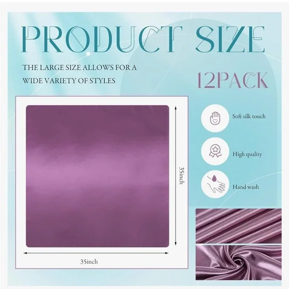 Bundle-Elegant Silky Scarf Collection - Picture 2 of 4